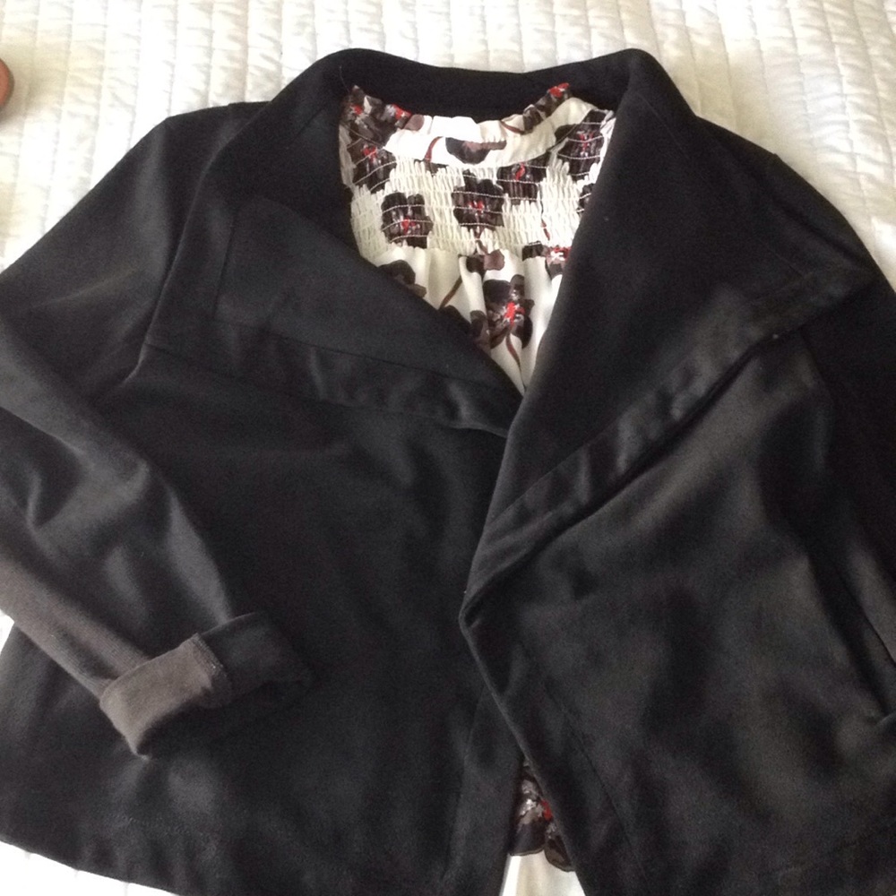 Black Suede Blazer